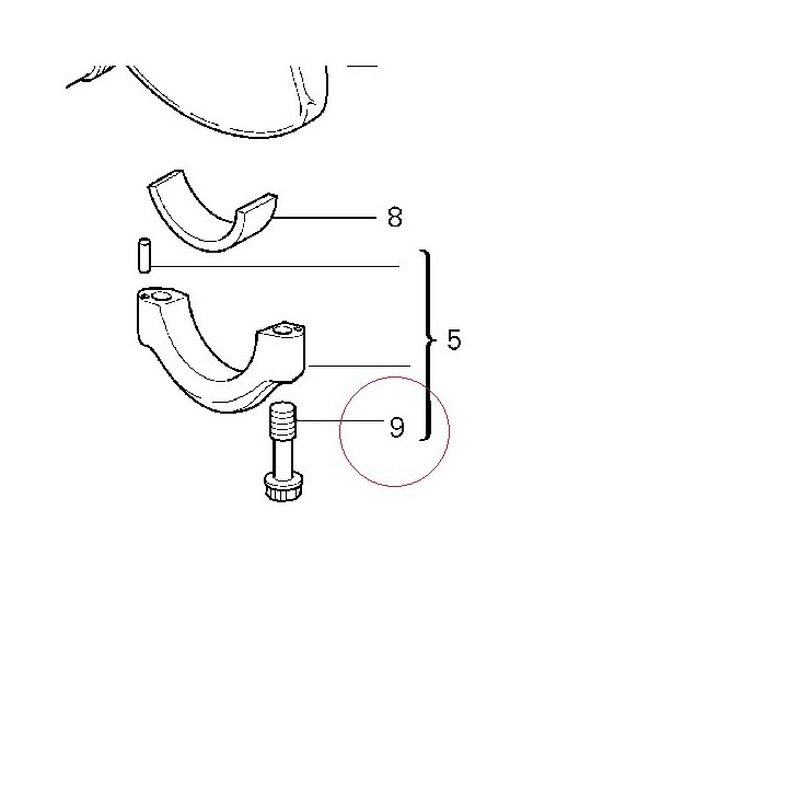 Bolt, connecting rod 77910072A