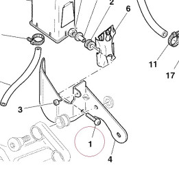 Screw tbei M16X18 77910081A
