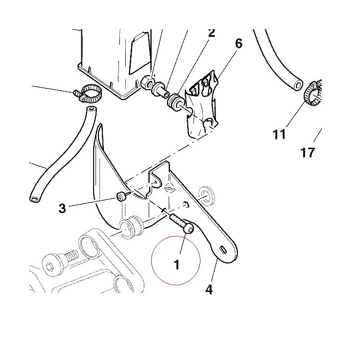 Screw tbei M16X18 77910081A
