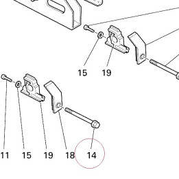 Screw M8X90 77910371B