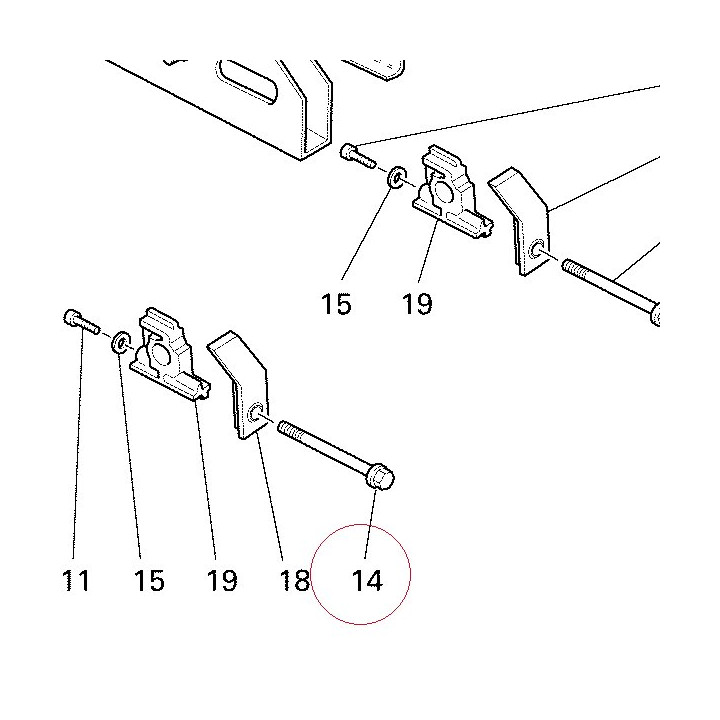 Screw M8X90 77910371B