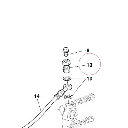 Bolt, brake hose 77910821AC