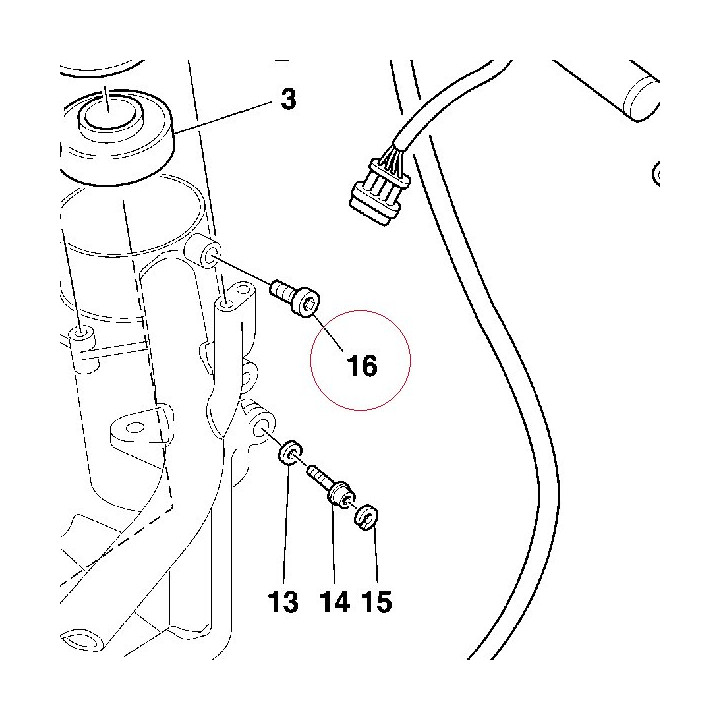 Screw, special 77911321A