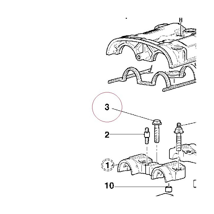 Screw, special te M8X30 77911901A