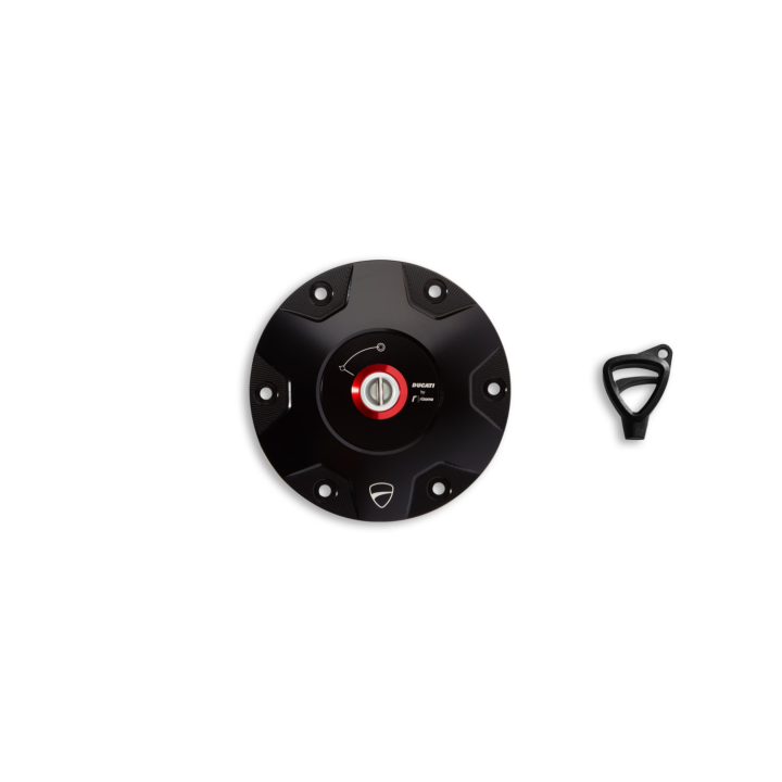 BOUCHON DE RÉSERVOIR RACING NOIR HYM par MTS