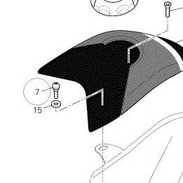Screw tbei M5X14 77912901A