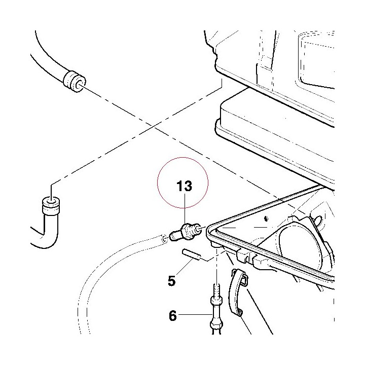 Pressure pick-up point 77913351A
