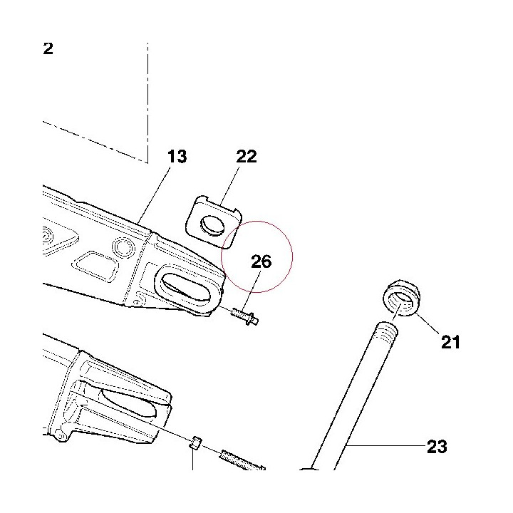 Screw, special M8 77913721A