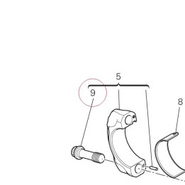 Bolt, connecting rod 77914043B