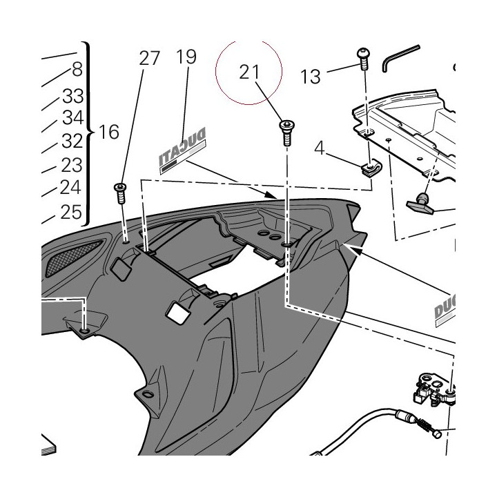 Screw, special tcpei M6 77914981A