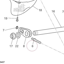 Bolt, adjuster 77915141A