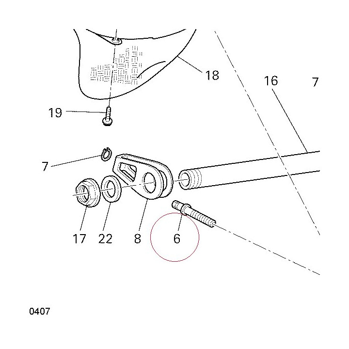 Bolt, adjuster 77915141A