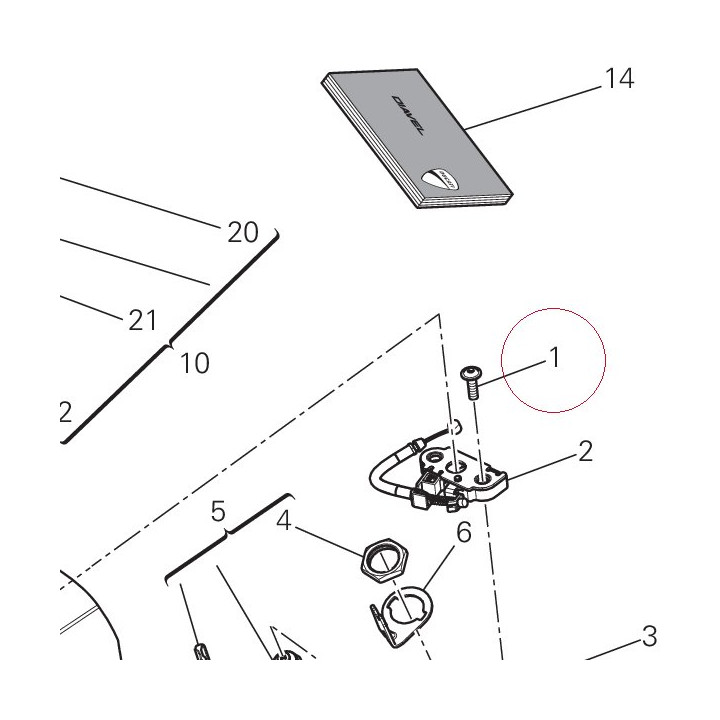 Screw tbeif M6X20 77915551A