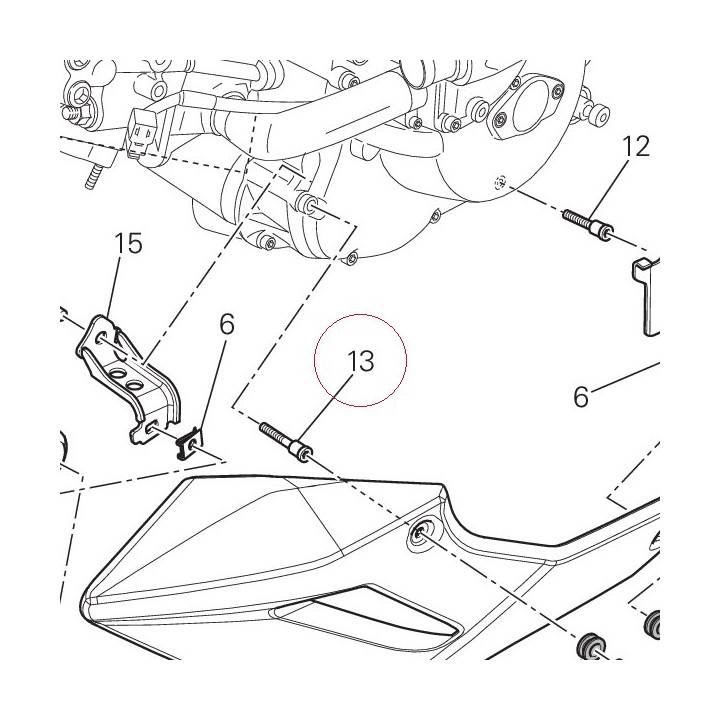 Special screw long 77915951B