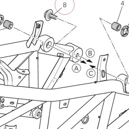 Special screw rear 77916161C