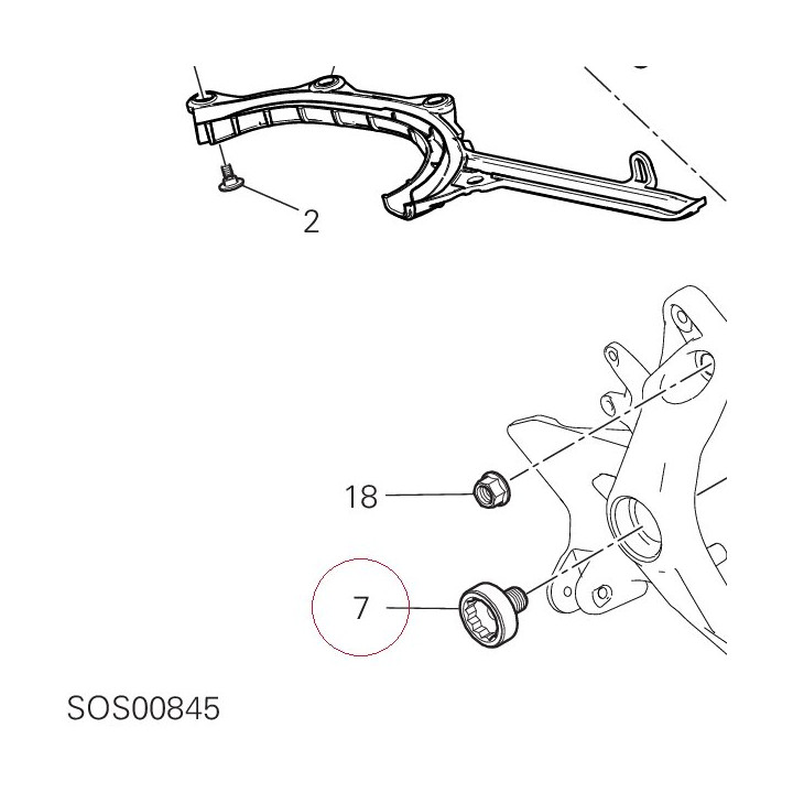 Screw, special 77918421AB