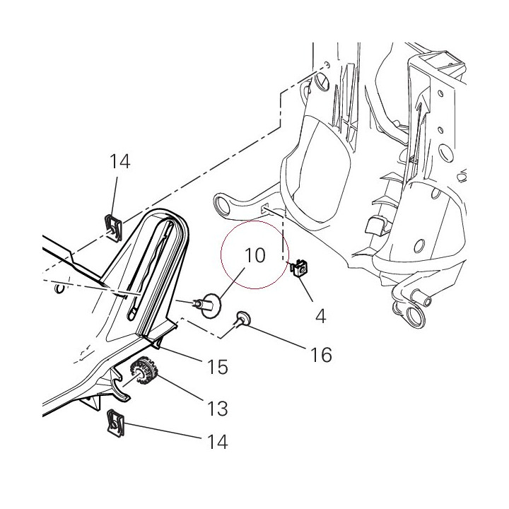 Screw, special 77919211BA