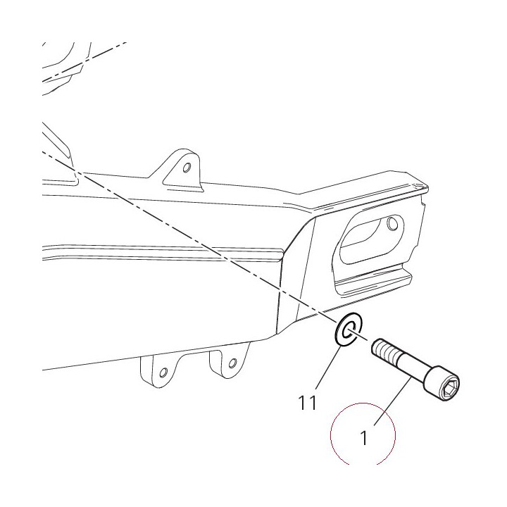 Screw, special 7791A561AA