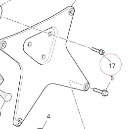 Screw tceir M6X12 77950041B