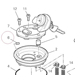 Screw M4X8 77950071A