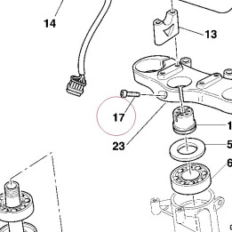 Screw 8x30 77950121A