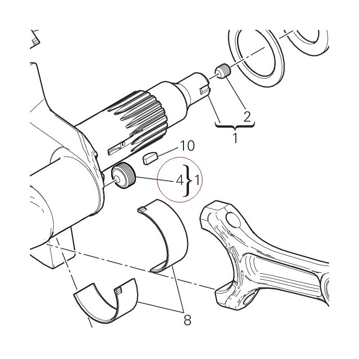 Threaded plug M16X1 78010151A