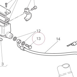 Bolt, brake hose 78140011A