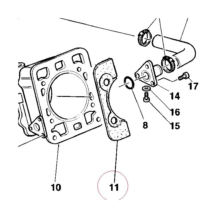 Head-cylinder gasket 78610451A