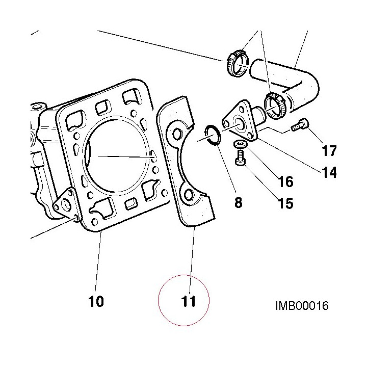 Gasket, cylinder head 78610482A