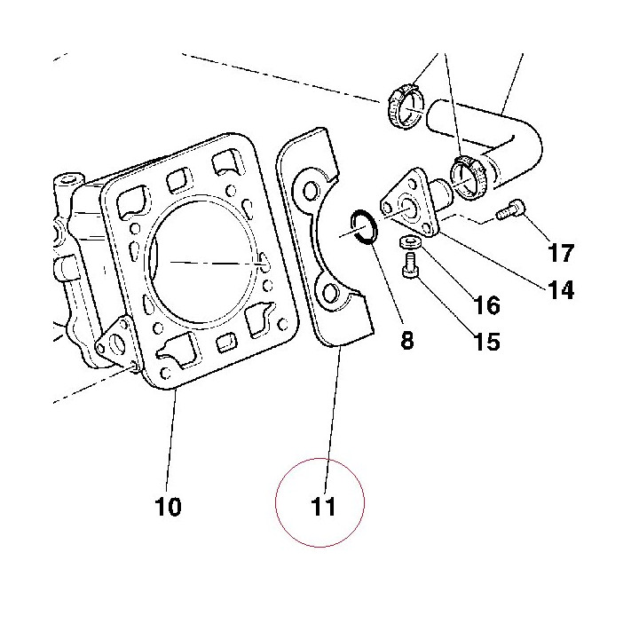 Gasket, cylinder head 78610485A