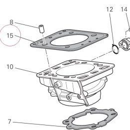 Gasket, cylinder head 78610731A