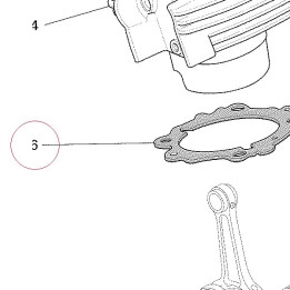 Gasket, cylinder 78610951A