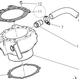 Gasket, cylinder head 78611001A
