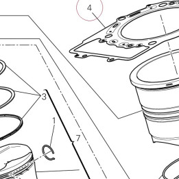Head-cylinder gasket 78611212C
