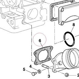 Intake duct gasket 78810022A