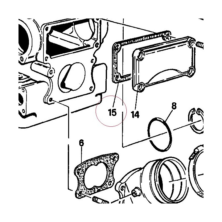 Gasket, intake valves cover 78810072A