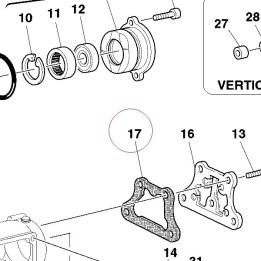 Cover gasket 78810104A