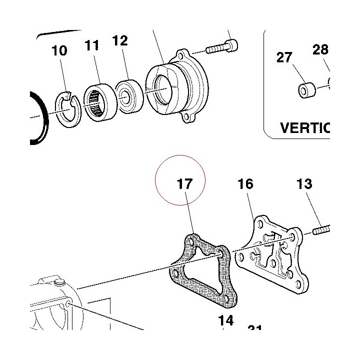 Cover gasket 78810104A