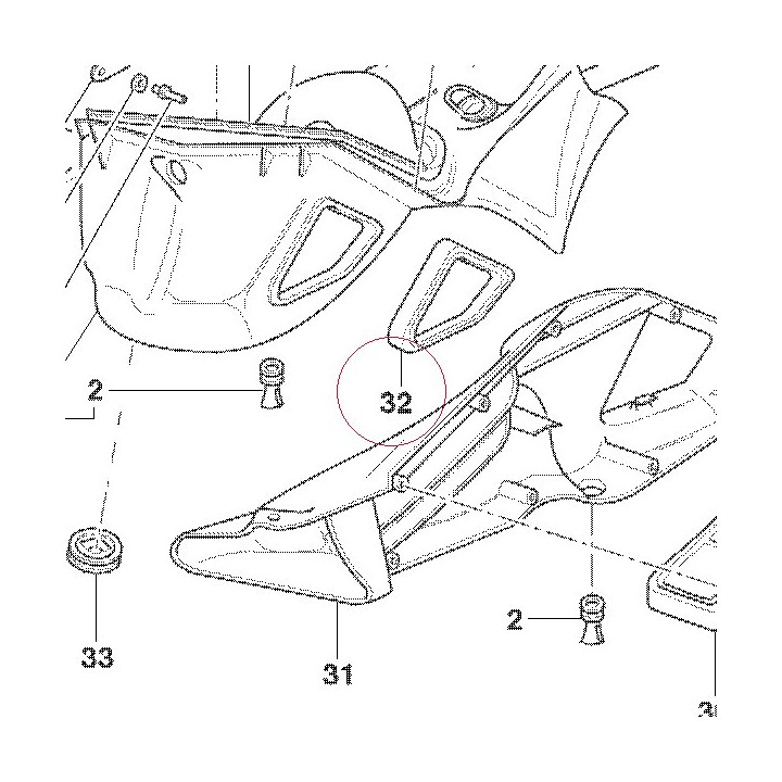 Left gasket 78810441A
