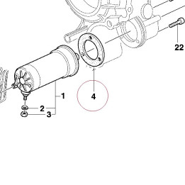 Engine starter gasket 78810541A