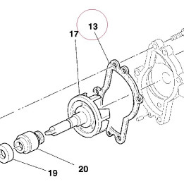Gasket housing cover 78810561A