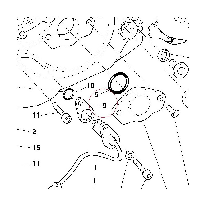 Gasket 0.6 mm 78810661AA