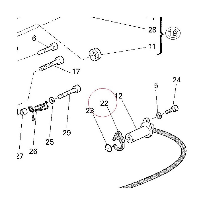 Gasket, sensor 0.6 mm 78810761A