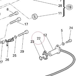 Gasket, sensor 1.0 mm 78810761AB