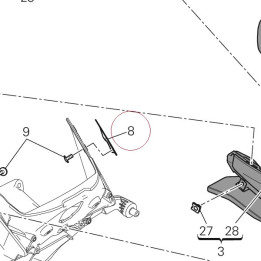 Gasket internal left 78811221A