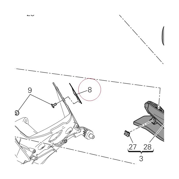 Gasket internal left 78811221A