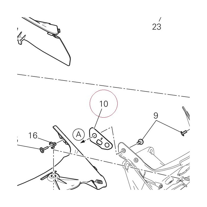 Gasket internal right 78811231A