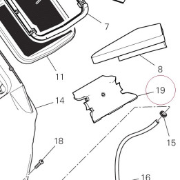Airbox-tank gasket 78811801A