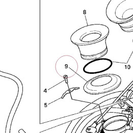 Gasket air funnel 79110701A