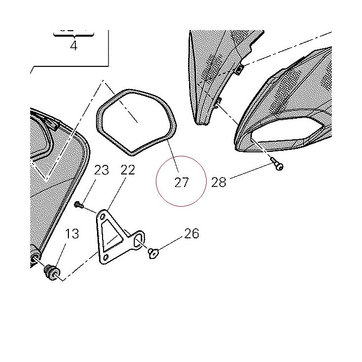 Right gasket 79110781A